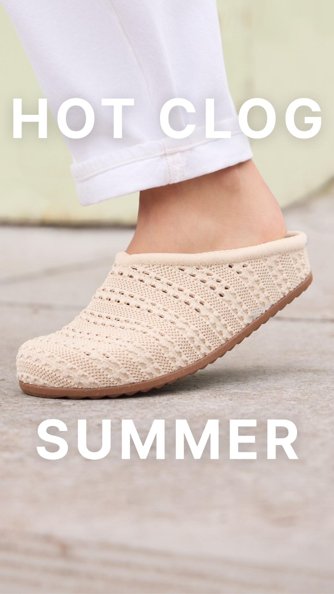 The cult-fave clog you love, now in airy, breathable crochet made for warm days and easy everything.
