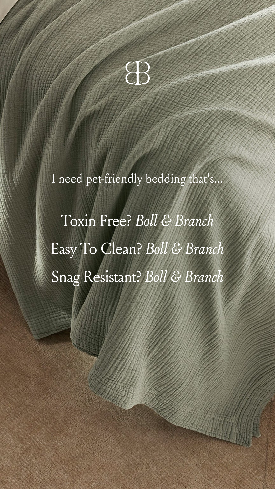 SIT, STAY, GET COZY___With bedding that’s designed with a softness you’ll love, and a durability to withstand some tough-love from your pets. 
✔️Made free from toxins at every step.
✔️Machine-washable layers.
✔️Gets soft