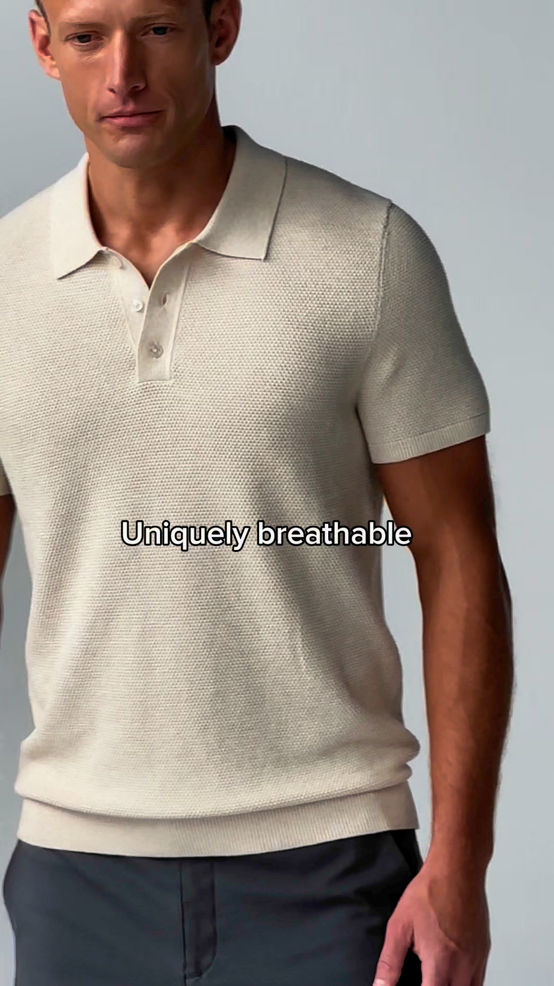 Get our ultra-soft and breathable Tech Linen Sweater Polo—before it sells out (again).