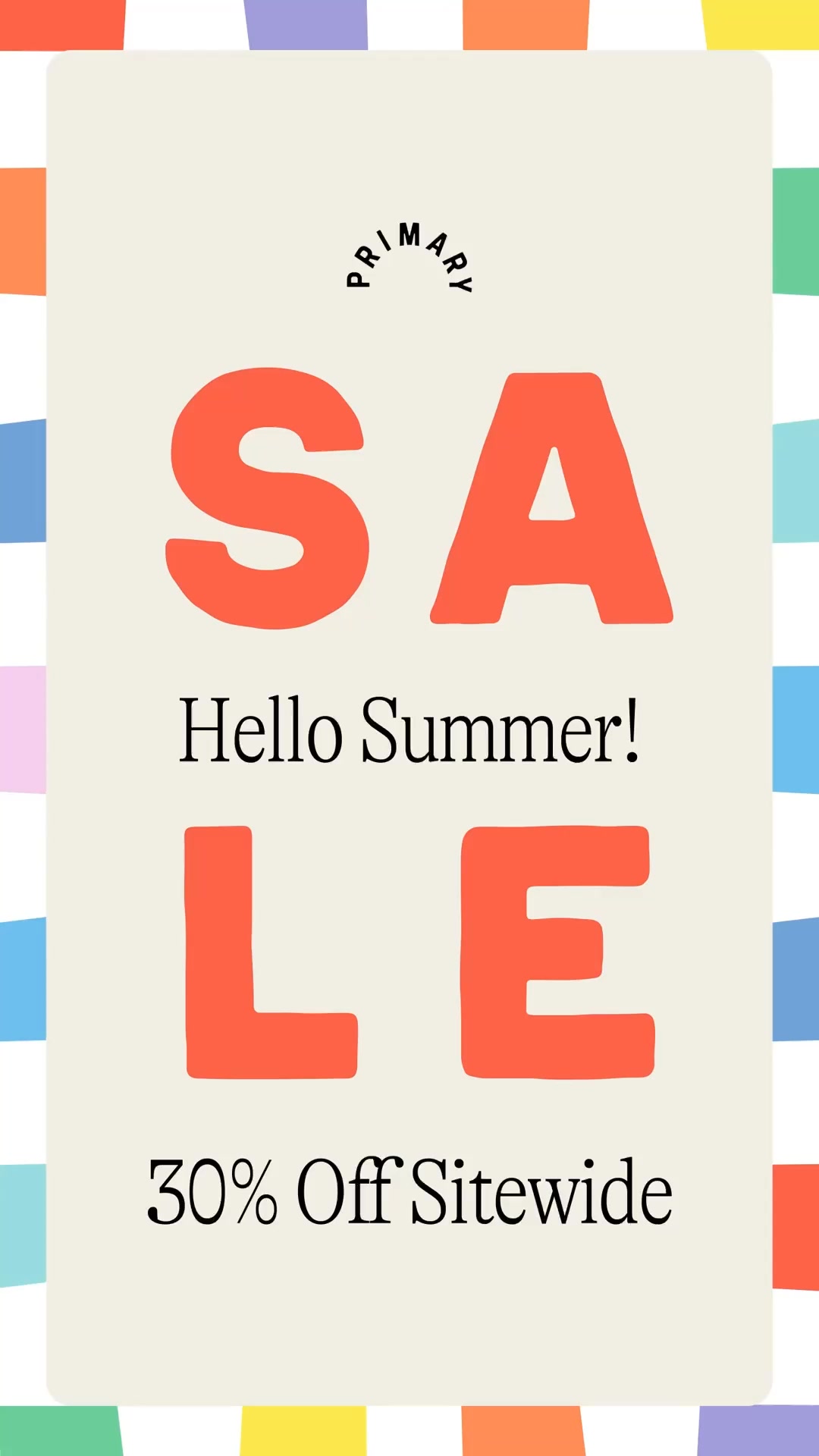 30% OFF Summer Sale
