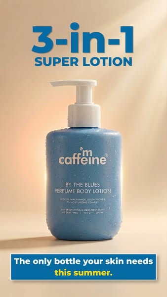🥁INTRODUCING!🥁
 3 in 1 Brightening Perfume Body Lotion with 5% Niacinamide & Glutathione. 
🌟Brightens & even-tones your skin with every use with 5% Niacinamide & Glutathione 
🏖️Luxurious Aqua-Fresh Fragrance that makes y