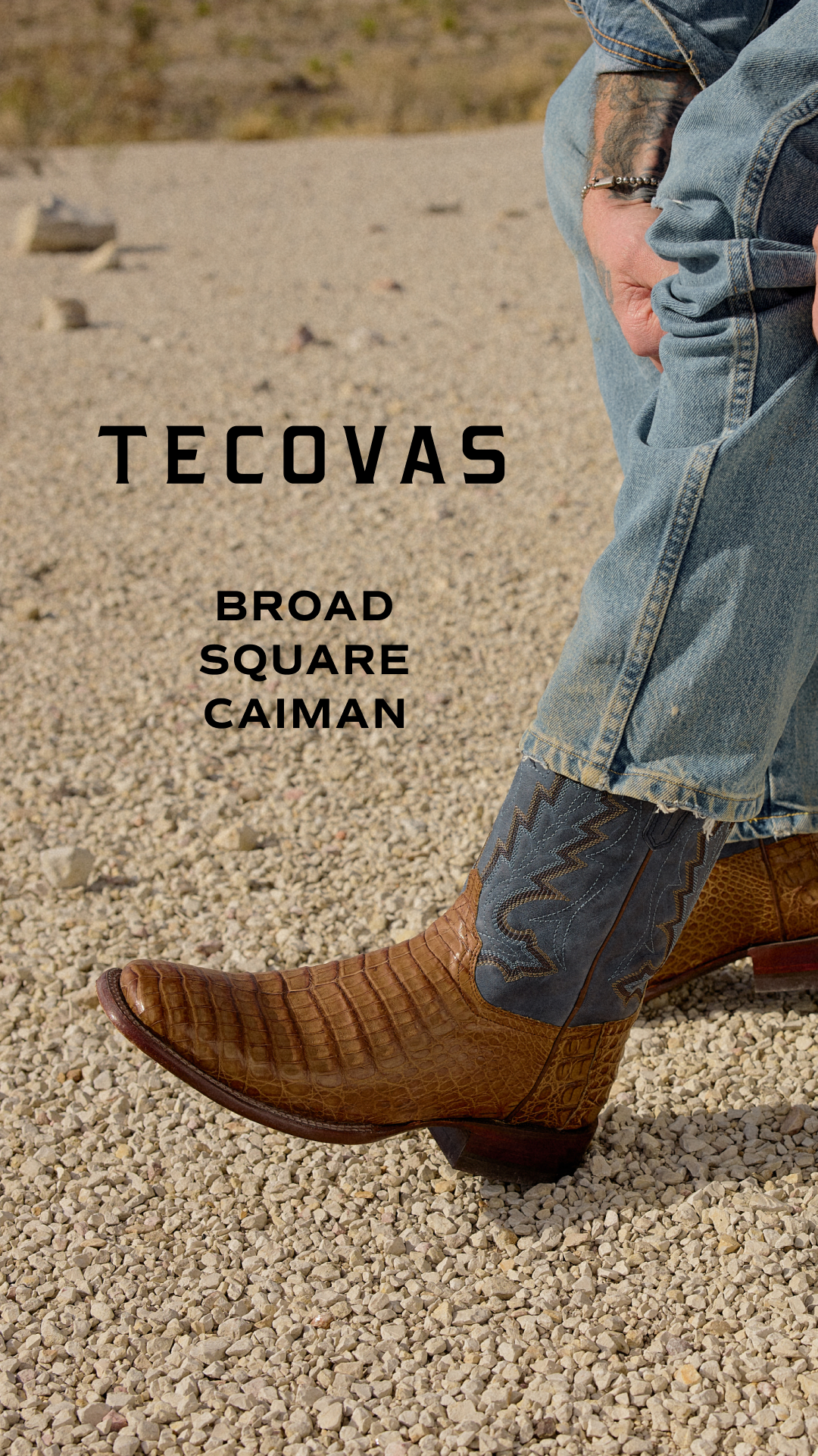 A broad square toe with attitude, The William.