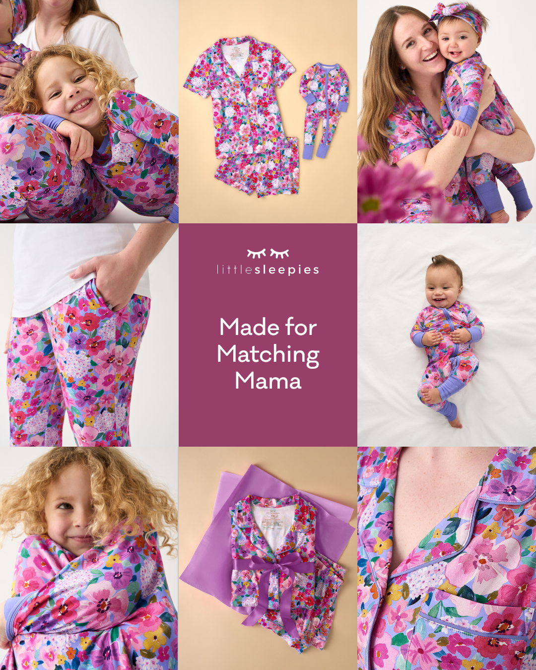 Our Mother’s Day Collection is here — with fresh spring florals for mommy and me moments. 💐🌸