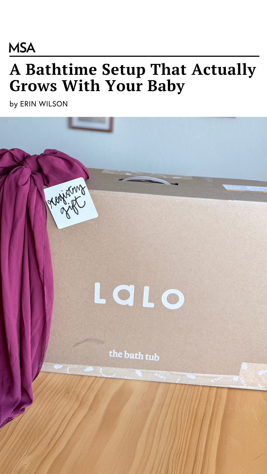 Remember those first slippery newborn baths? 😬 Me too. Now bath time is calm, safe, and even fun thanks to Lalo’s Bathtime Starter Kit 🛁💛

🍼 Newborn → Toddler: one tub that grows with your baby
💦 Soft-back support + remo