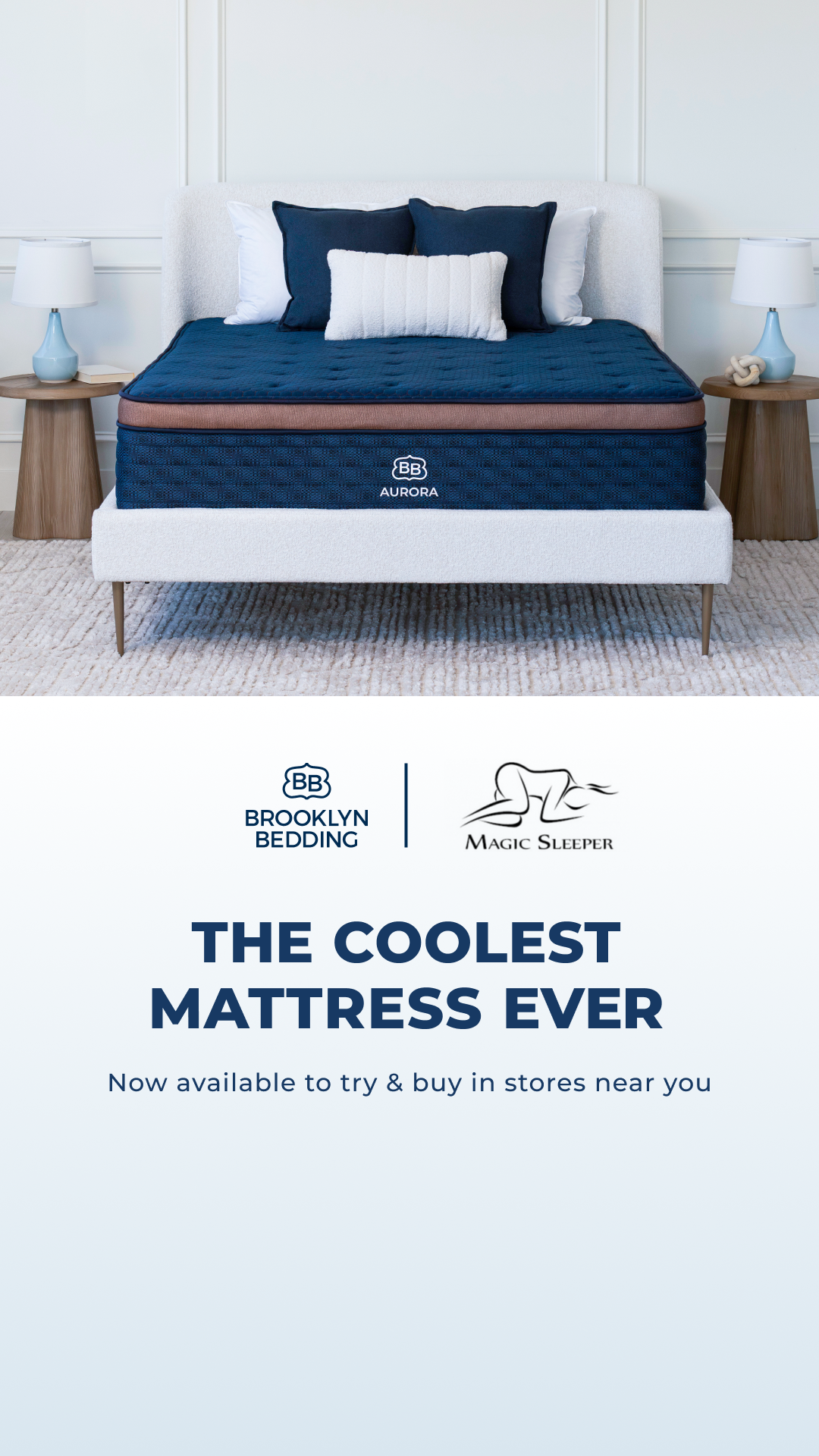 Try our award-winning Brooklyn Bedding mattresses in-store at Magic Sleeper in Pottstown! Visit a partner showroom near you.