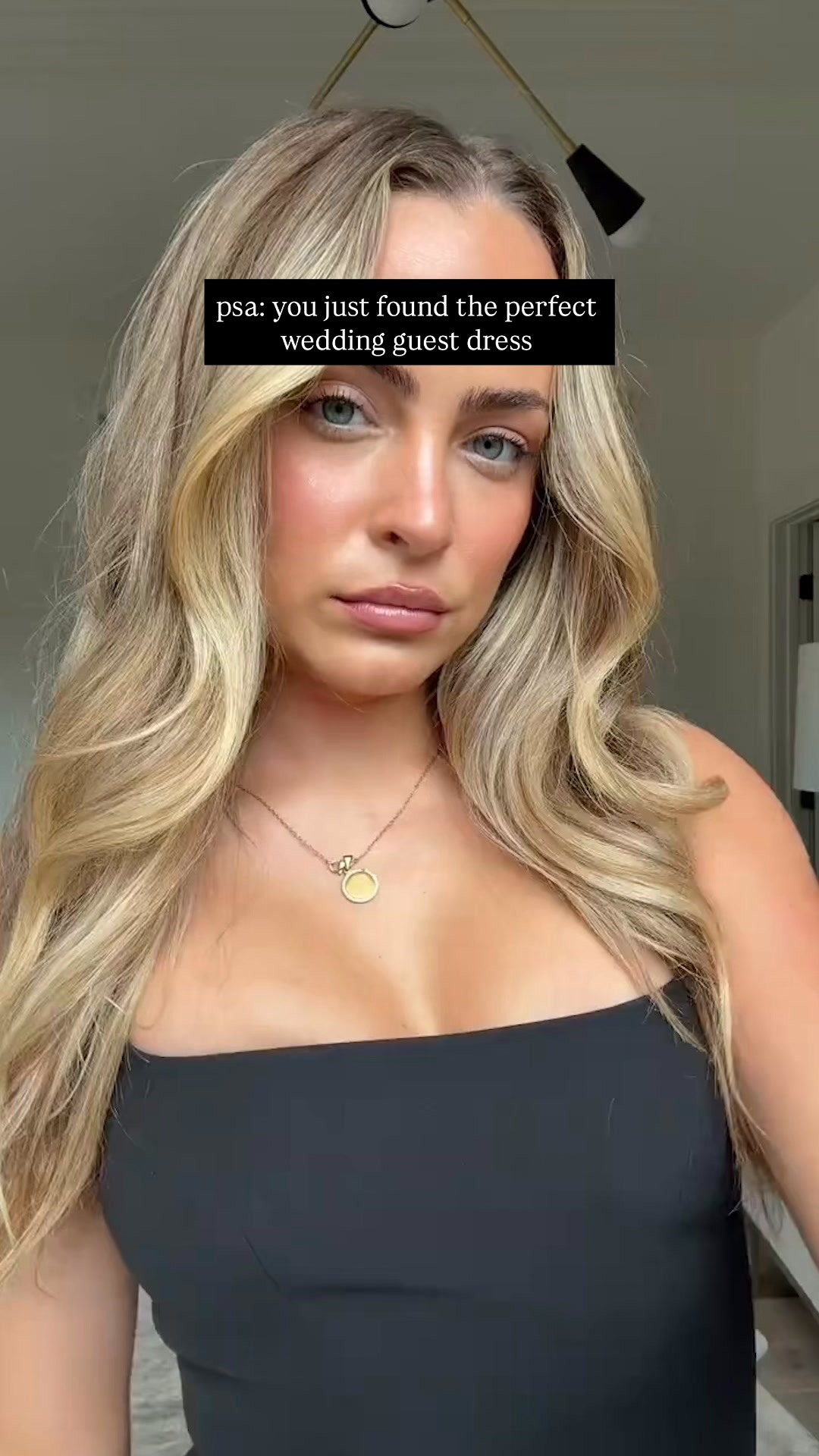 The kind of dress you save for something good.