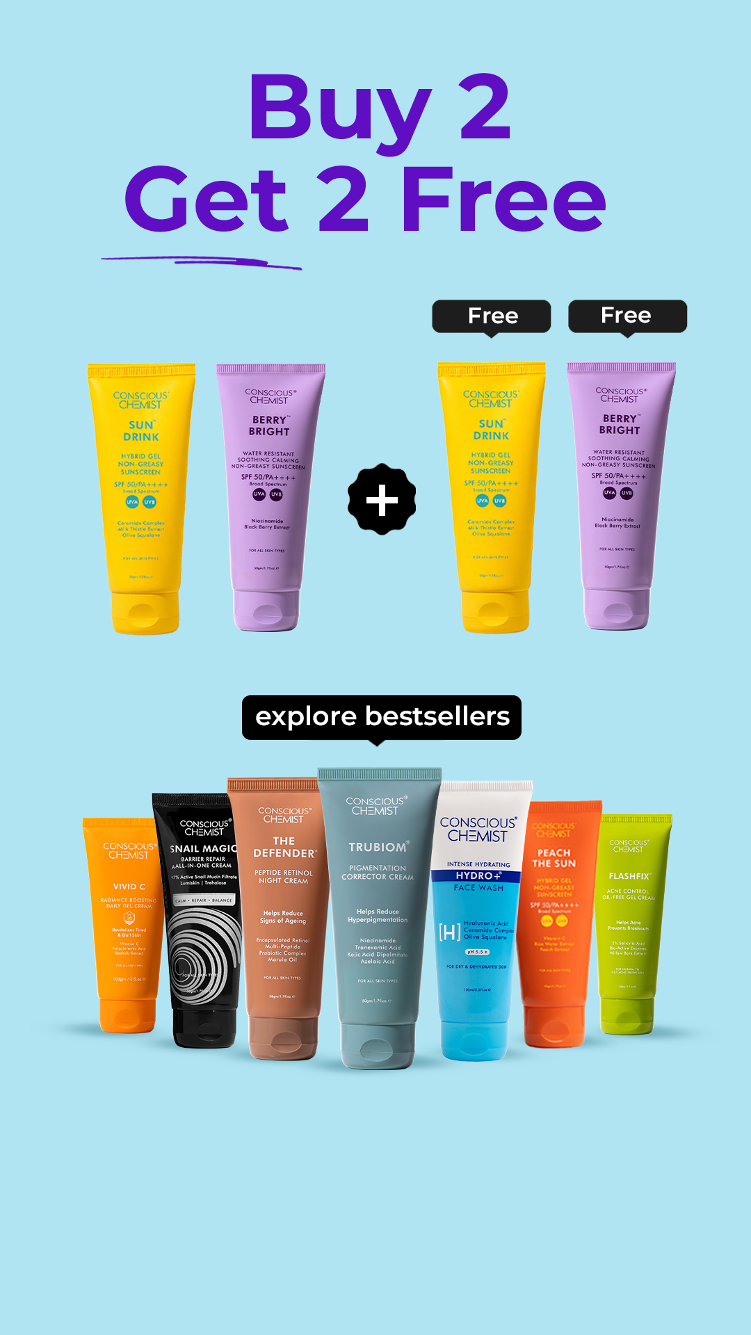 Buy 2 and get 2 FREE — stock up on your skincare essentials. This deal actually slaps. Shop Now