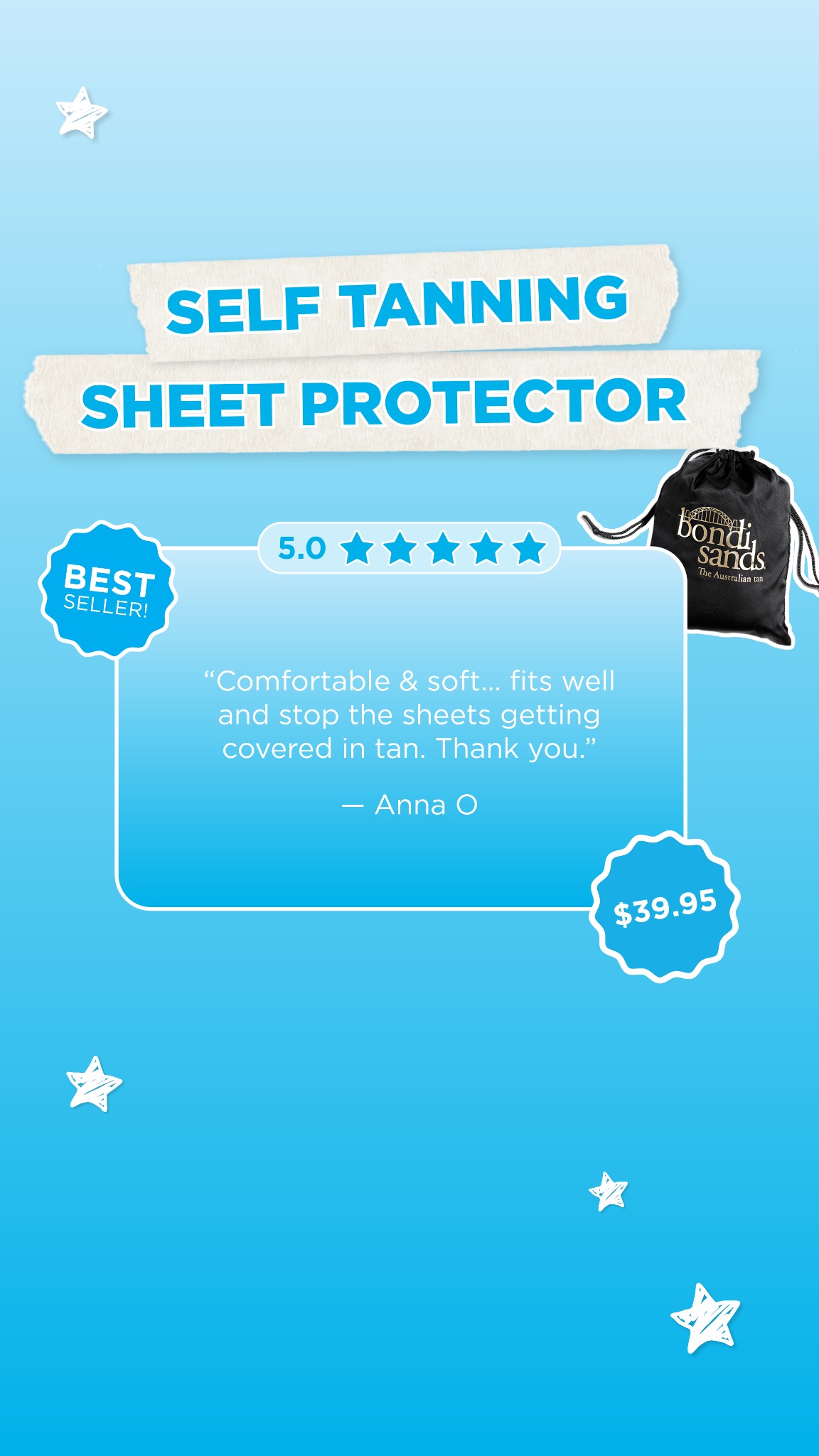 Self Tanning Sheet Protector
