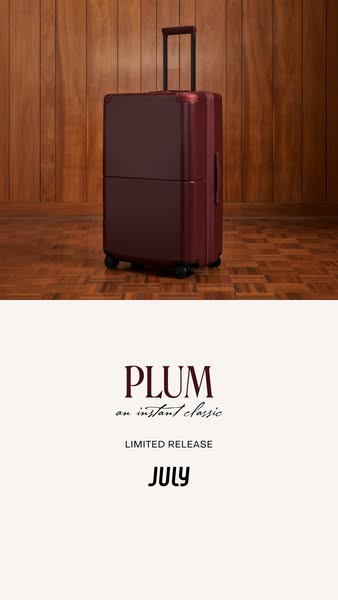 Our full collection arrives in rich, classic Plum. From Classic luggage to perfectly coordinated packing cells and luggage covers, this deep tone brings timeless sophistication to every journey.