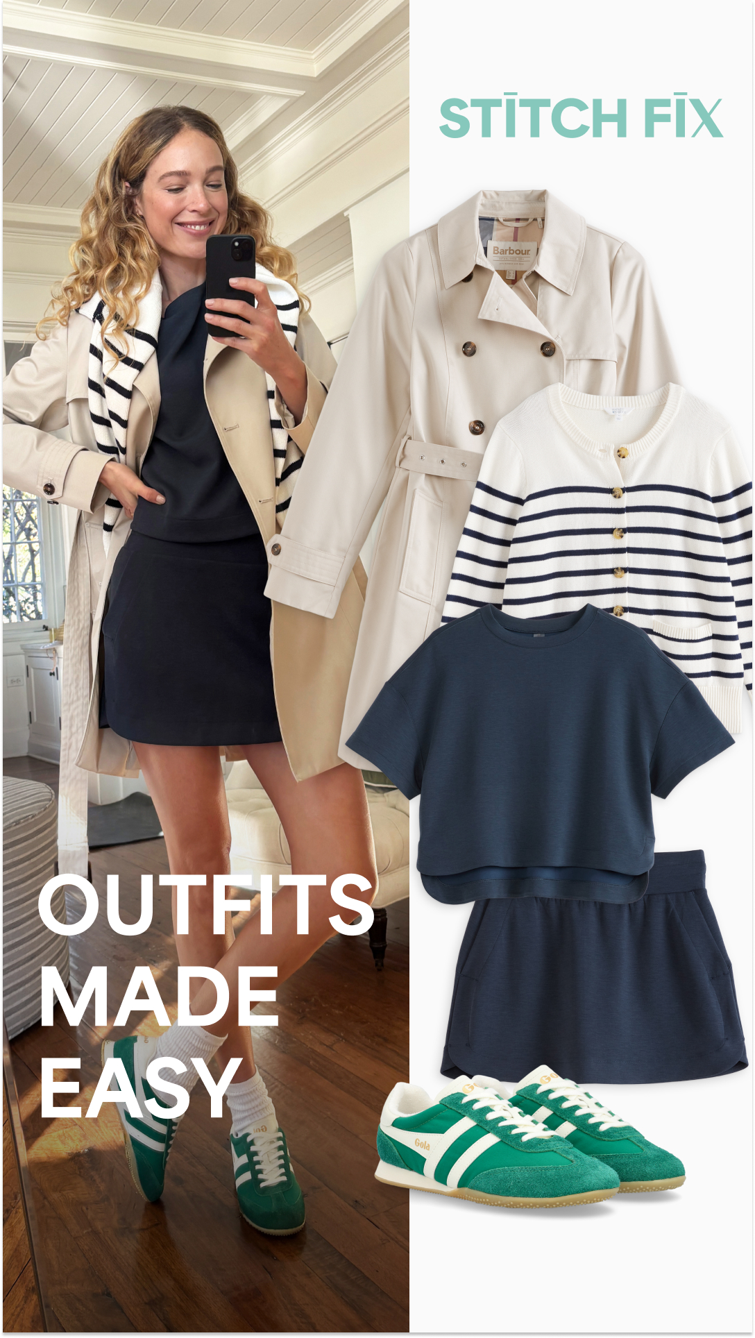 Great outfits without the effort? Yes please. Your Stylist’s got this—and it’s all in your size, style and budget. Easy!