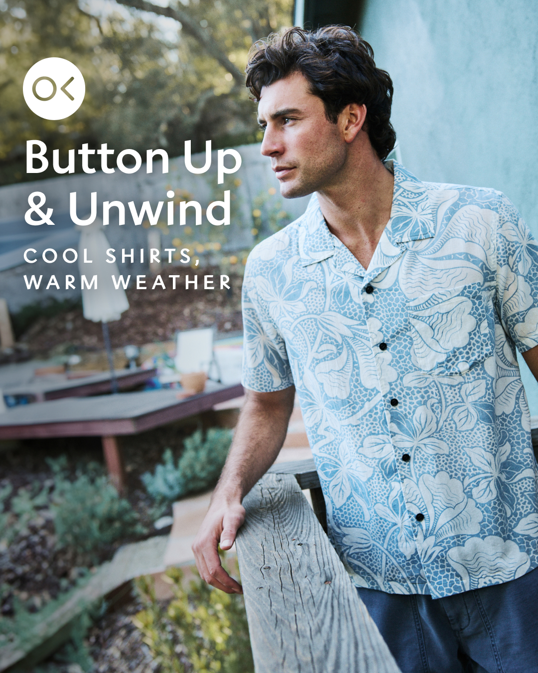 Designed with the coolest and comfiest of organic cotton fabrics, our effortless, addictively wearable shirts are built for the warmer months.