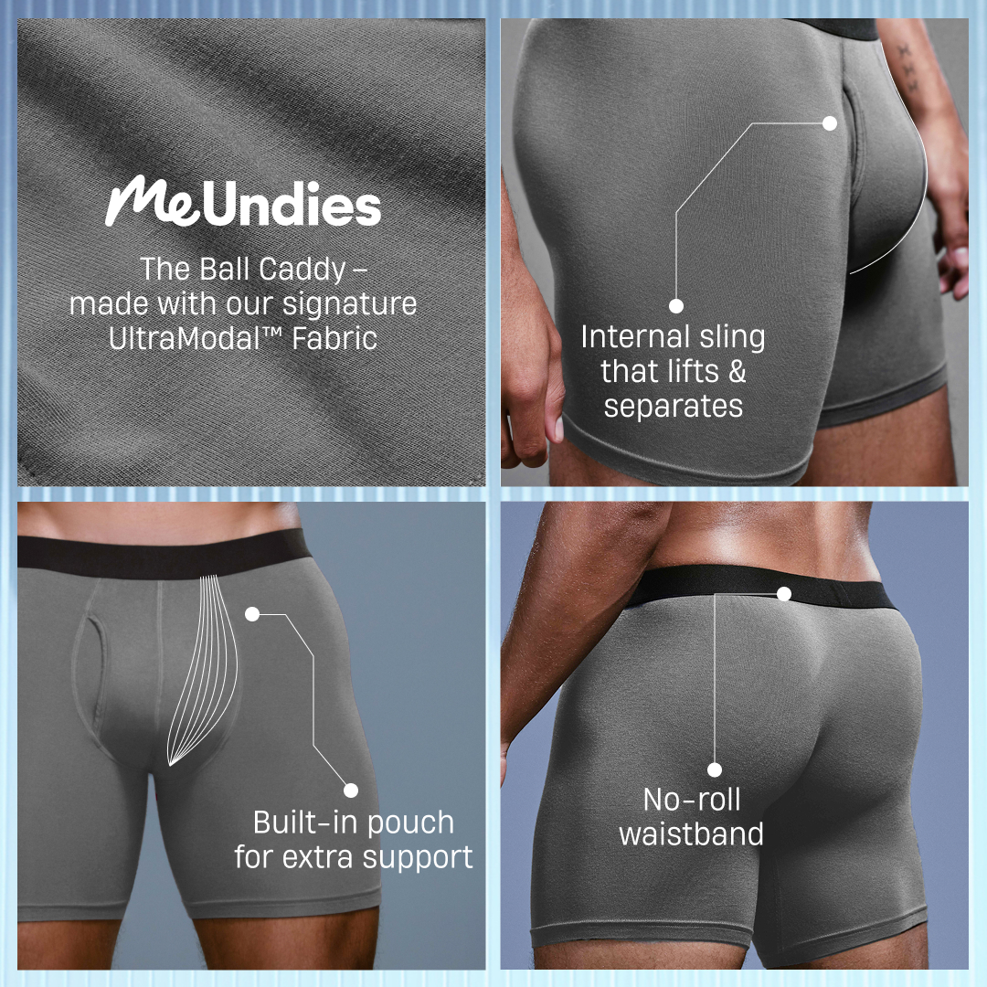 Ball out with our most supportive boxers, ever. Shop Ball Caddy™ Briefs before they sell out!