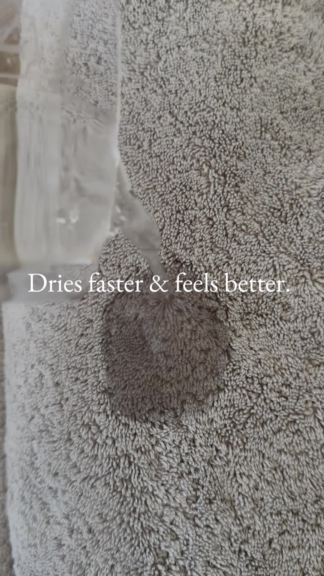 Say goodbye to thin, scratchy, sad towels. This is the plush, weighty, spa-grade upgrade your bathroom (and body) deserves. A towel you’ll actually look forward to using.