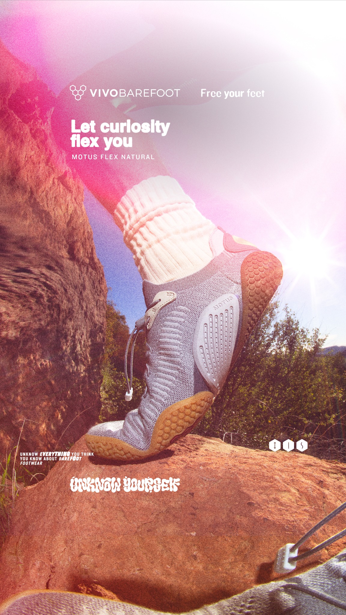 Made from natural materials for flexible movement, for a freer and closer connection to the earth