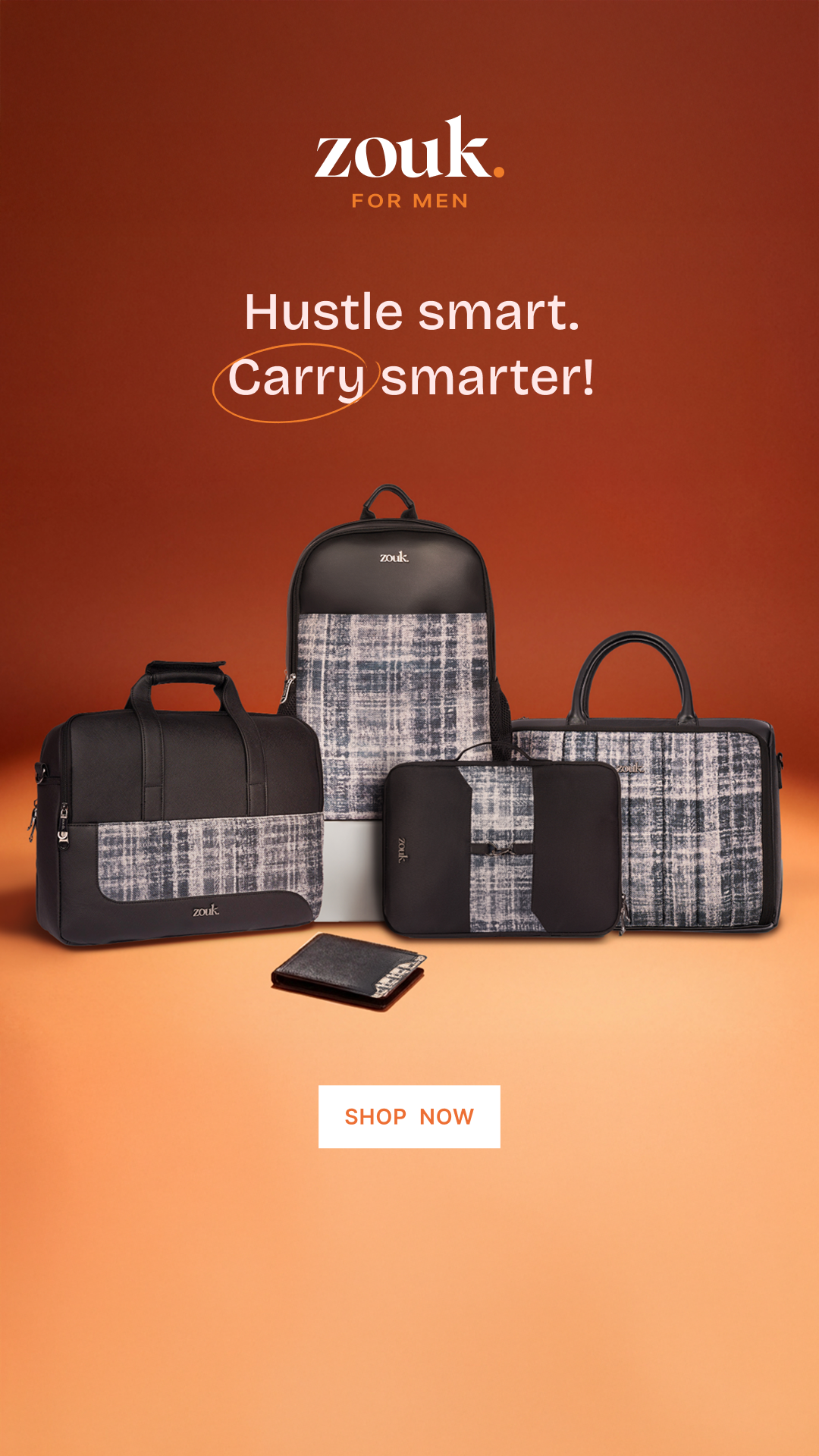 The new Zouk men's collection are here. We have launched new Men's collection - backpacks, duffels, Wallet and more, designed for the modern man on the move. Don't wait, find your perfect match today