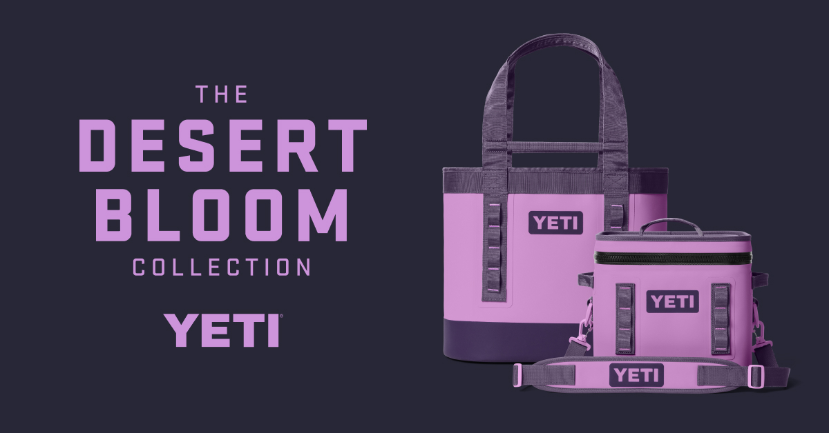 Introducing Desert Bloom — a seasonal color brought to life across bags and coolers that stand out in any landscape.