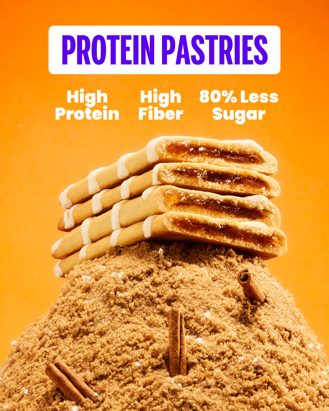 We've whipped up the tastiest, gooey-ist, most delicious protein pastries out there. Introducing Magic Spoon Protein Pastries!
