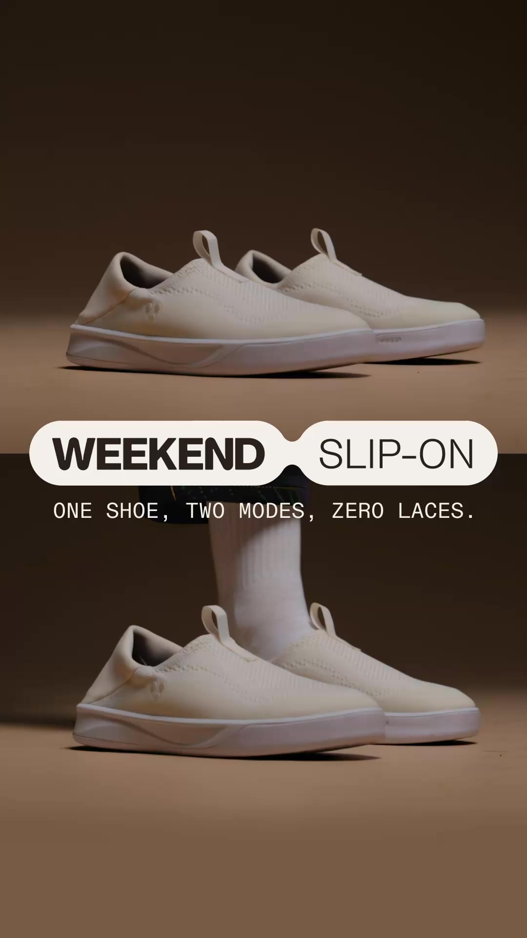 The Weekend Slip-On is the waterproof shoe built for busy days. Wear the heel up for errands or collapse it for a slip-on that gets you out the door in seconds.