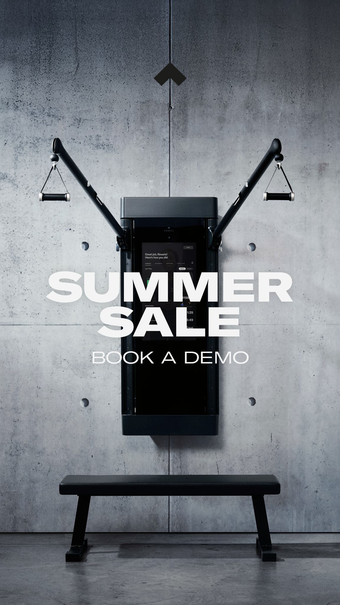 Save $750 on Tonal— Book a demo to experience how Tonal helps you build lasting strength with a variety of challenging workouts and expert coaching.