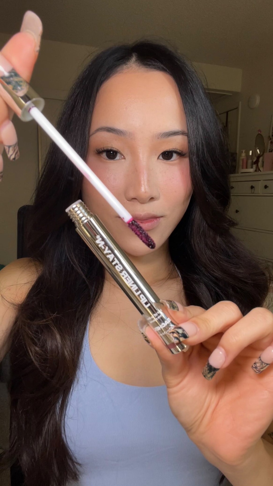 obsessed with these new Lip STAY-N shades <3 shop them now at @target @sacheubeauty #SACHEU #SACHEUpartner #lipSTAYN #lipcombo #lipstain