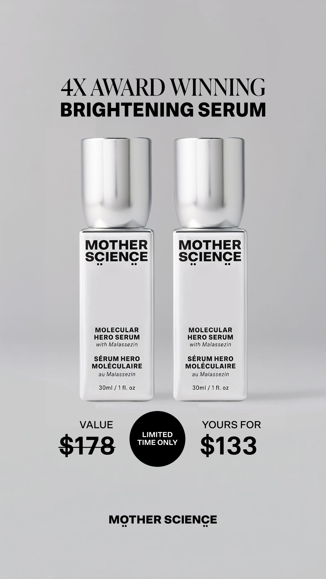 Limited Time Only – 25% Off Molecular Hero Serum Duo