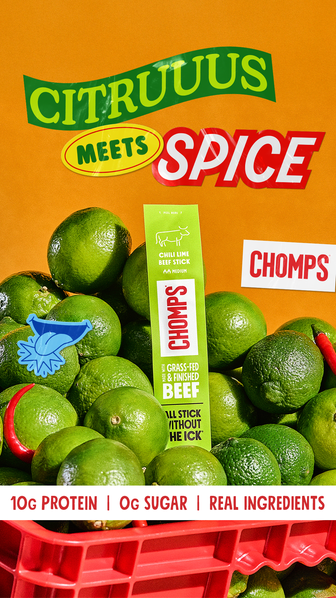 We’re pleased to announce this craveable flavor that brings together the produce aisle and deli-counter together  for the hottest collab of the season. Chili Lime Beef is now in season.