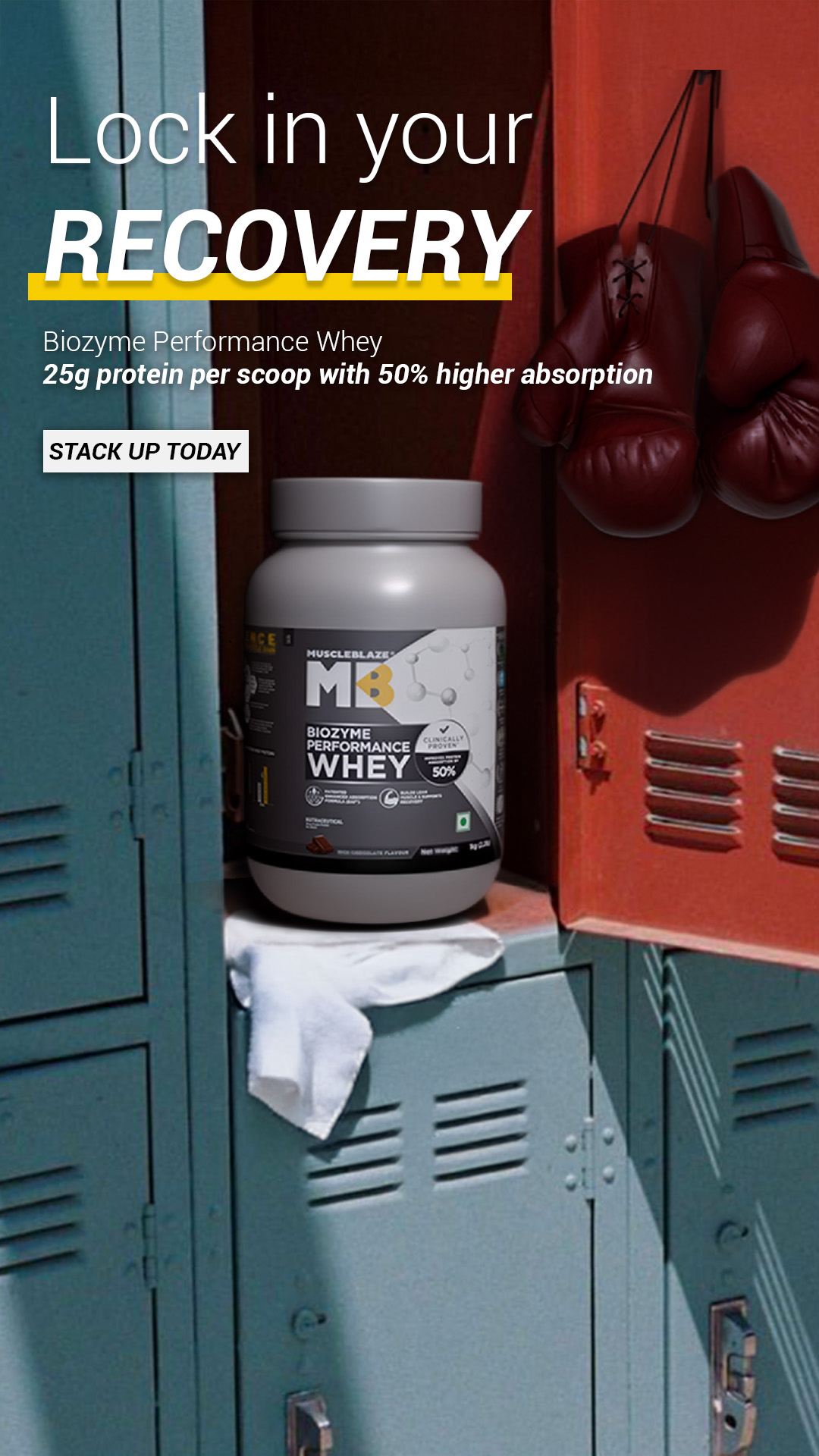 25g of protein per scoop, 50% higher absorption, and tested by global independent labs.