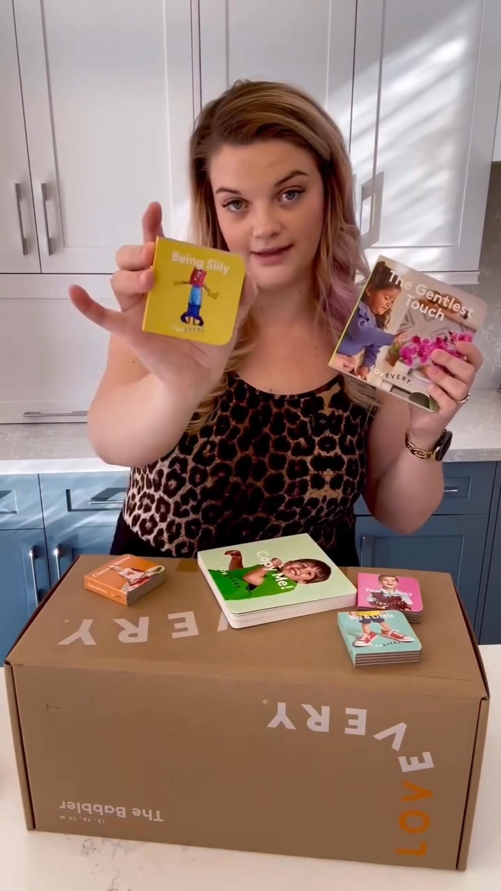 "Lovevery Kits just got even better, with BOOKS! 📖 📕 The books that come in the Play Kits are some of our favorites because of the colorful photos and real-life scenarios they explore. And now they’re available in their 