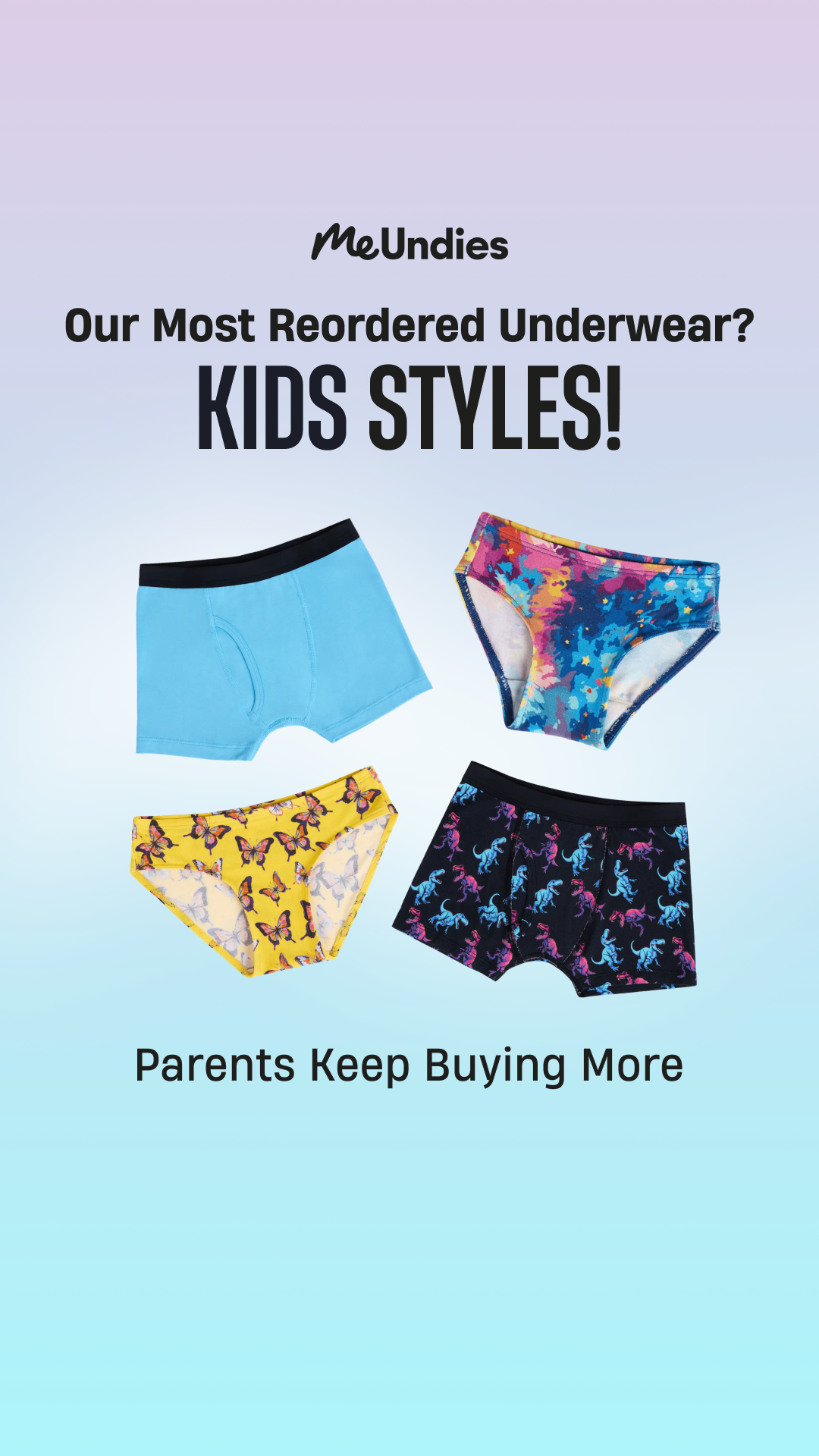 Kids grow fast... like blink-and-they-need-a-new-size fast. Stay ahead with a monthly underwear subscription and cross one more thing off your parenting to-do list.