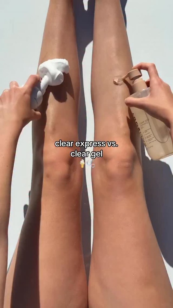 Clear, but not the same ✨ Clear Express develops fast for bronzed results in hours, while Clear Gel builds a glossy, gradual glow. Two clears, two timelines⁠
⁠
#balibody #faketanning #clearselftanning⁠