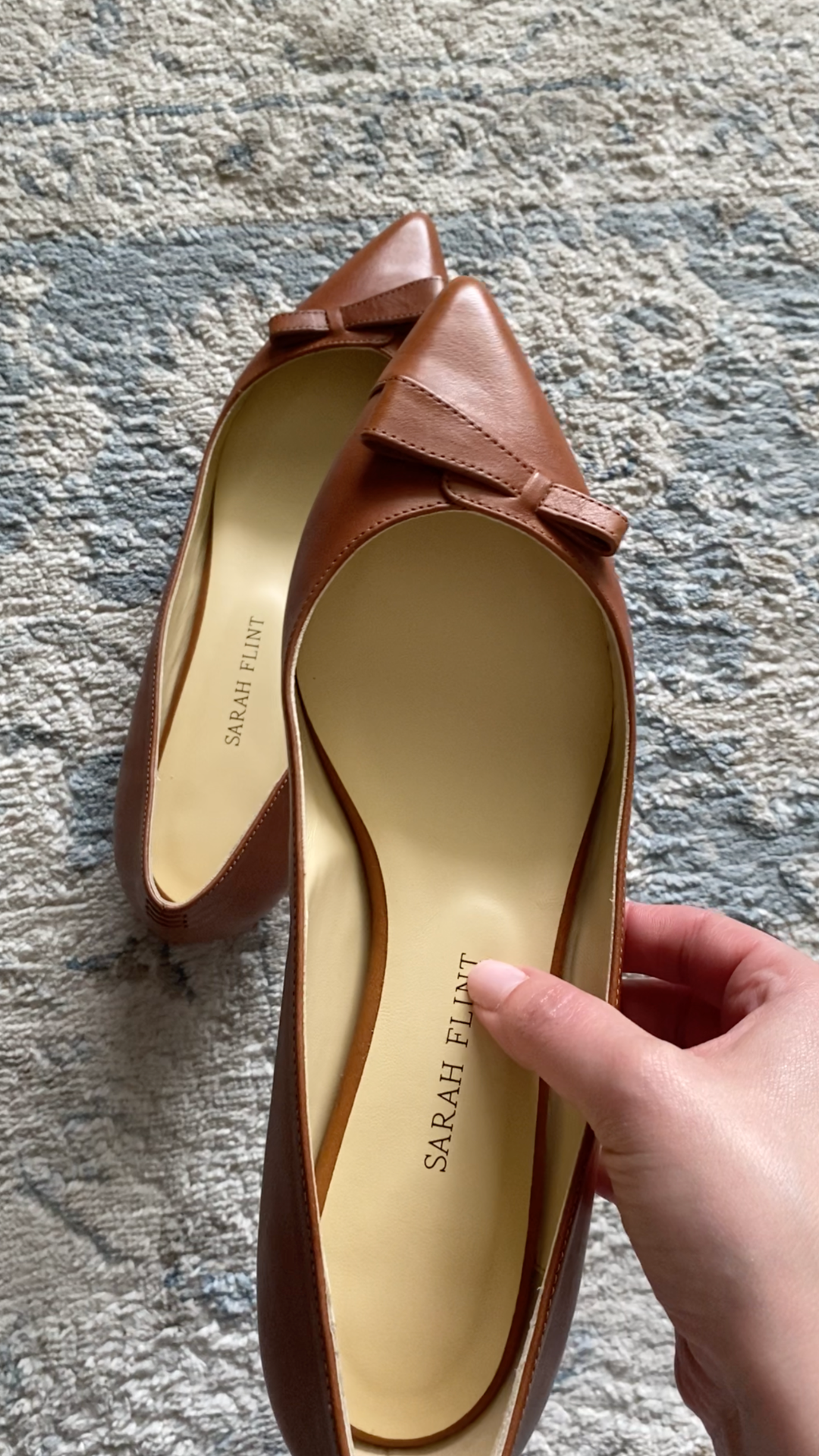 My spring shoe search is officially over. The Natalie flat goes with everything, has a cushioned footbed you'll actually feel, and is made by hand in Italy. Shop my new spring go-to!