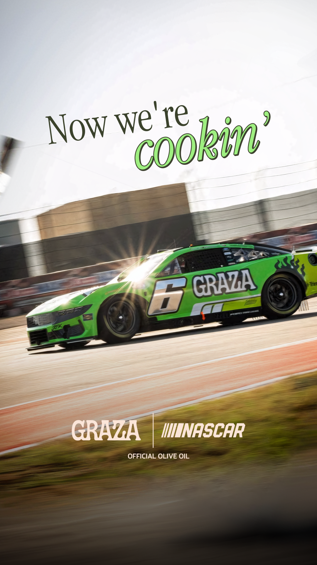 Can’t go fast without a lil’ oil — even better when it’s crazy fresh Extra Virgin Olive Oil 🫒🏁