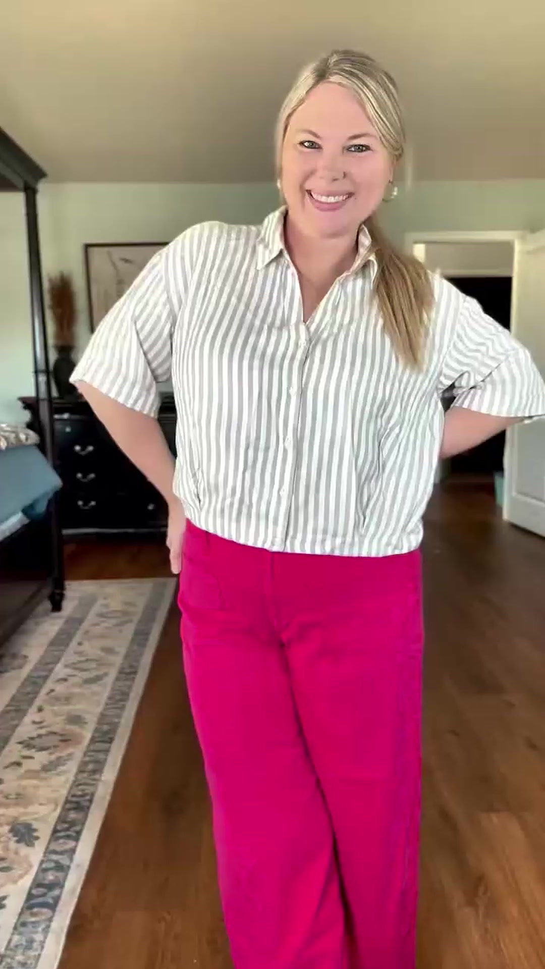 As a mom of 17, I don’t have time to shop when the seasons change.
I chose a Spring Reset Theme Fix, shared what I actually wear, and an expert stylist built outfits around my preferences. Everything arrived styled toget