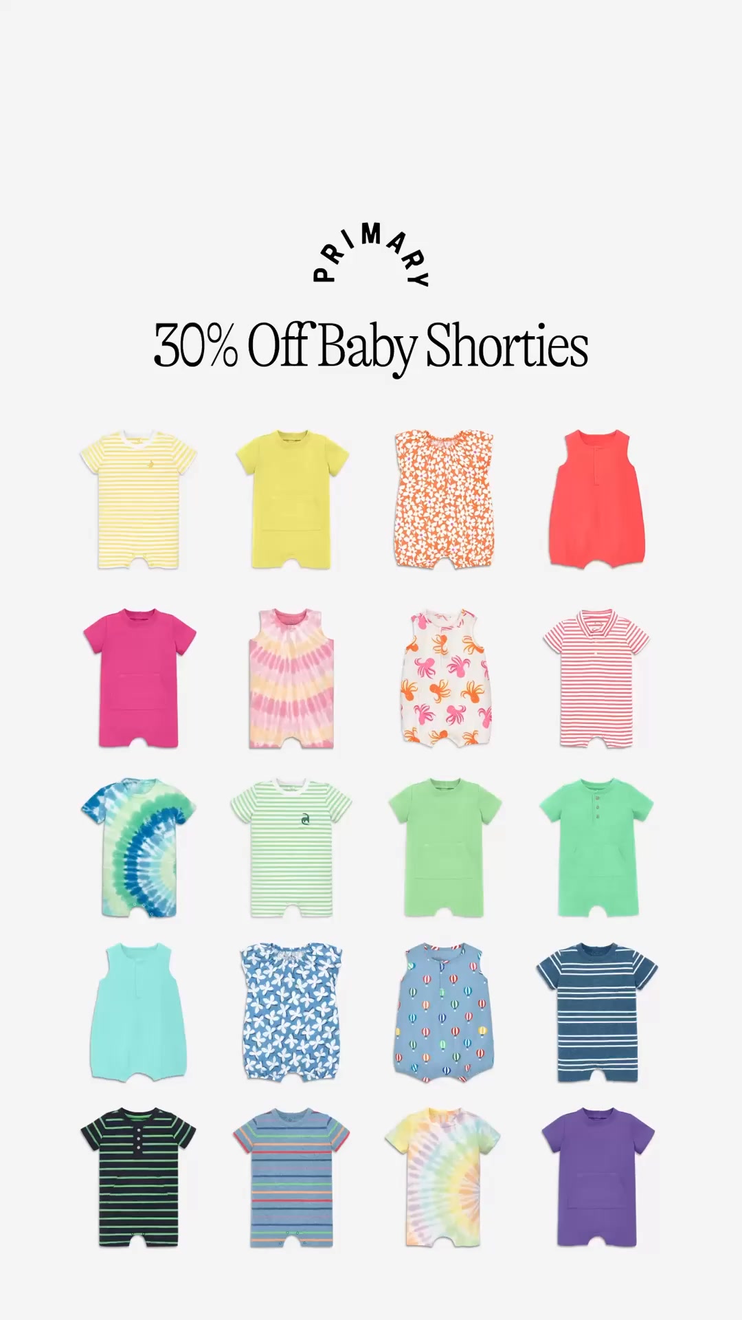 30% OFF Baby Shorties 👶