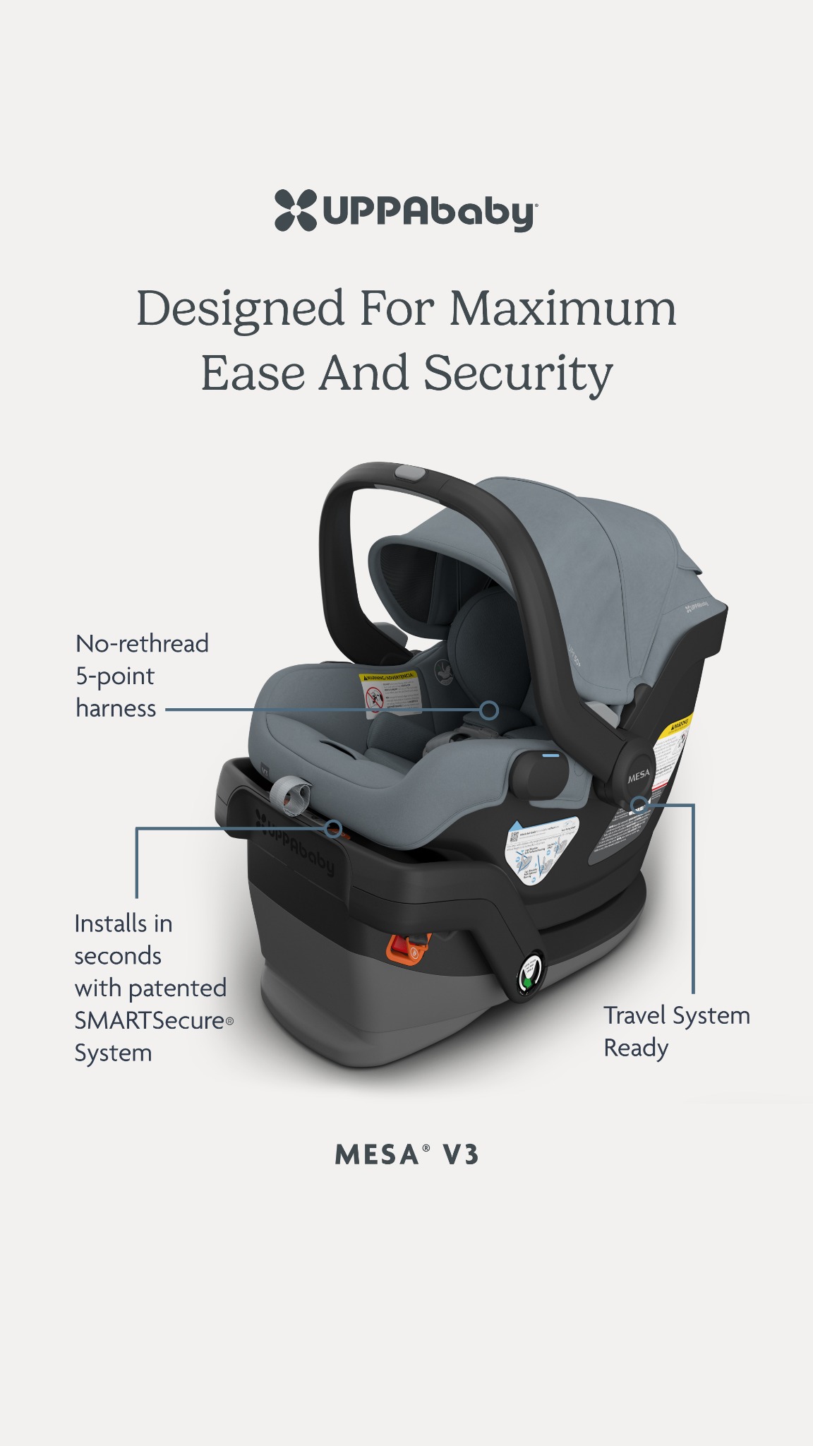 Setting a new standard in infant car seat safety with patented technology that simplifies installation and minimizes errors.
