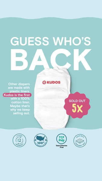 Were you today year's old when you learned most disposable diapers are made with plastic liners? Yep, even the "natural" ones. It shocked us too! 🤯 That's why we made the first-of-its-kind disposable diaper with a 100% c