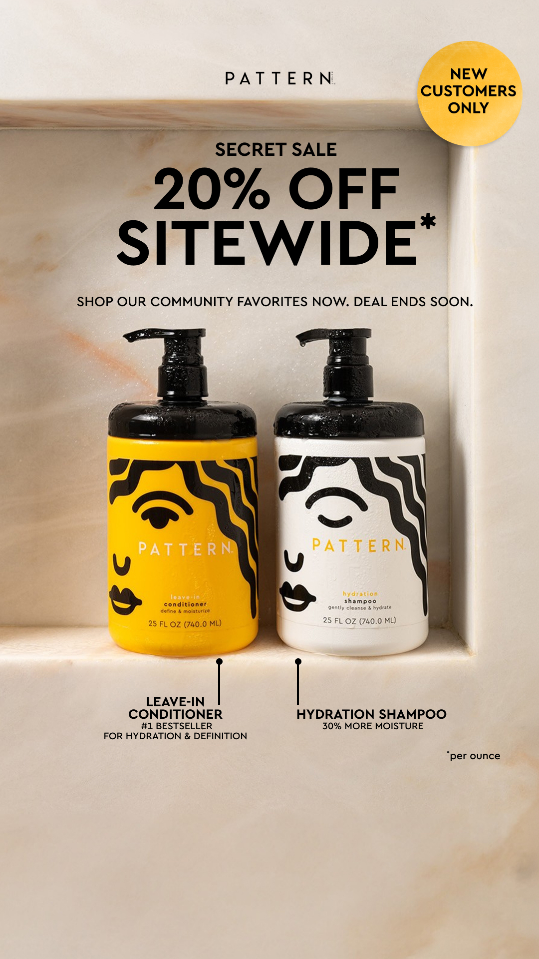 Your curl transformation starts now. Get 20% OFF your first order & unlock moisture-rich formulas that define, strengthen & keep your texture juicy & joyful.

Must click to redeem this exclusive 20% OFF deal.