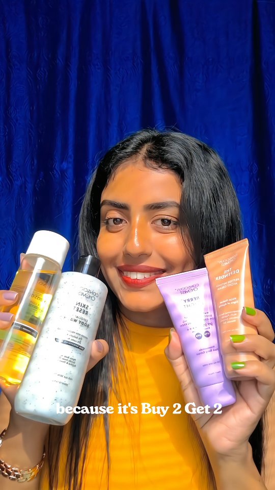 BUY 2 GET 2 SALE is LIVE 🥳🤩 @consciouschemistindia 
.
.
.
.
.
.
#buy2get2sale #saleislive #BodyCareRoutine #fyp #ad