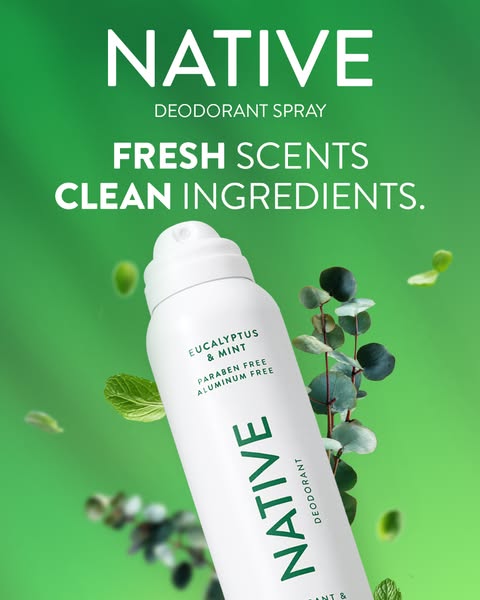 Native, Aluminum Free Spray Deodorant