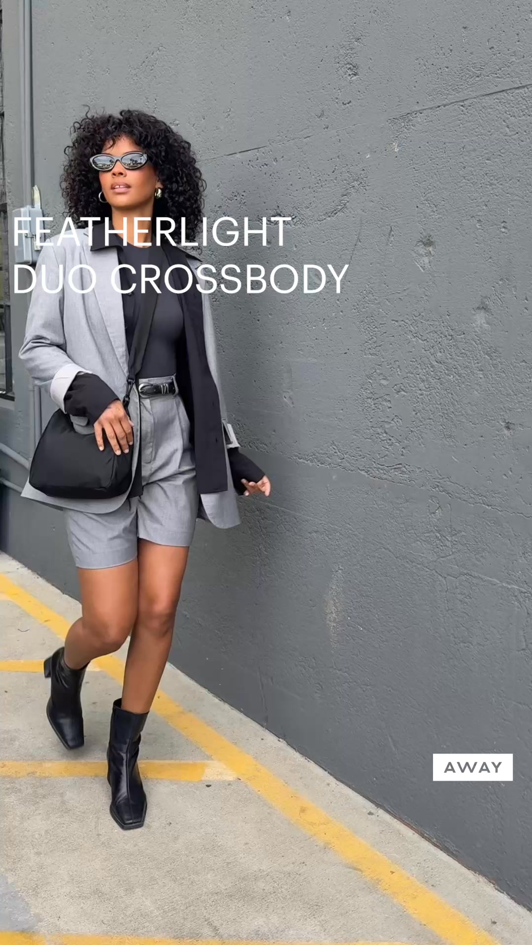 Go from work to after hours plans with our new 2-in-1 Featherlight Duo Crossbody.