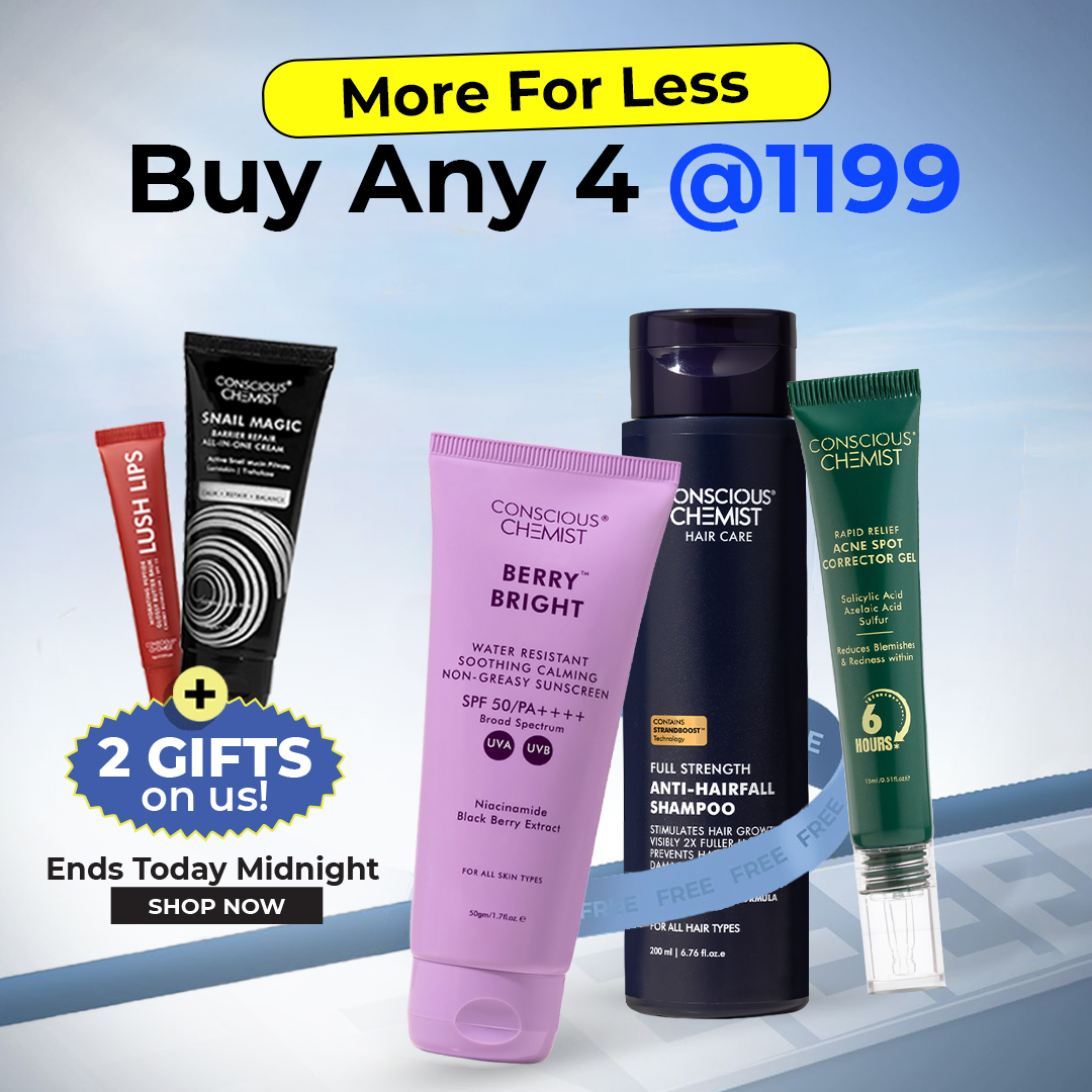 No more excuses for skincare 💖
4 must-haves @ ₹1199 + 𝐅𝐑𝐄𝐄𝐁𝐈𝐄𝐒 🌸
✨ Build your box today → Shop Now!