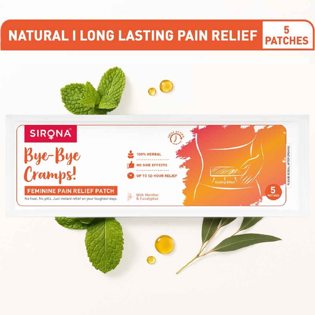 Period pain? Skip the pills. Switch to this👇

Sirona Period Pain Relief Patch

✅ 100% herbal formulation 🌿
✅ Up to 12 hrs continuous relief ⏱️
✅ Fast-acting cooling comfort ⚡
✅ No drugs. No drowsiness. No hassle 💊❌

Try 