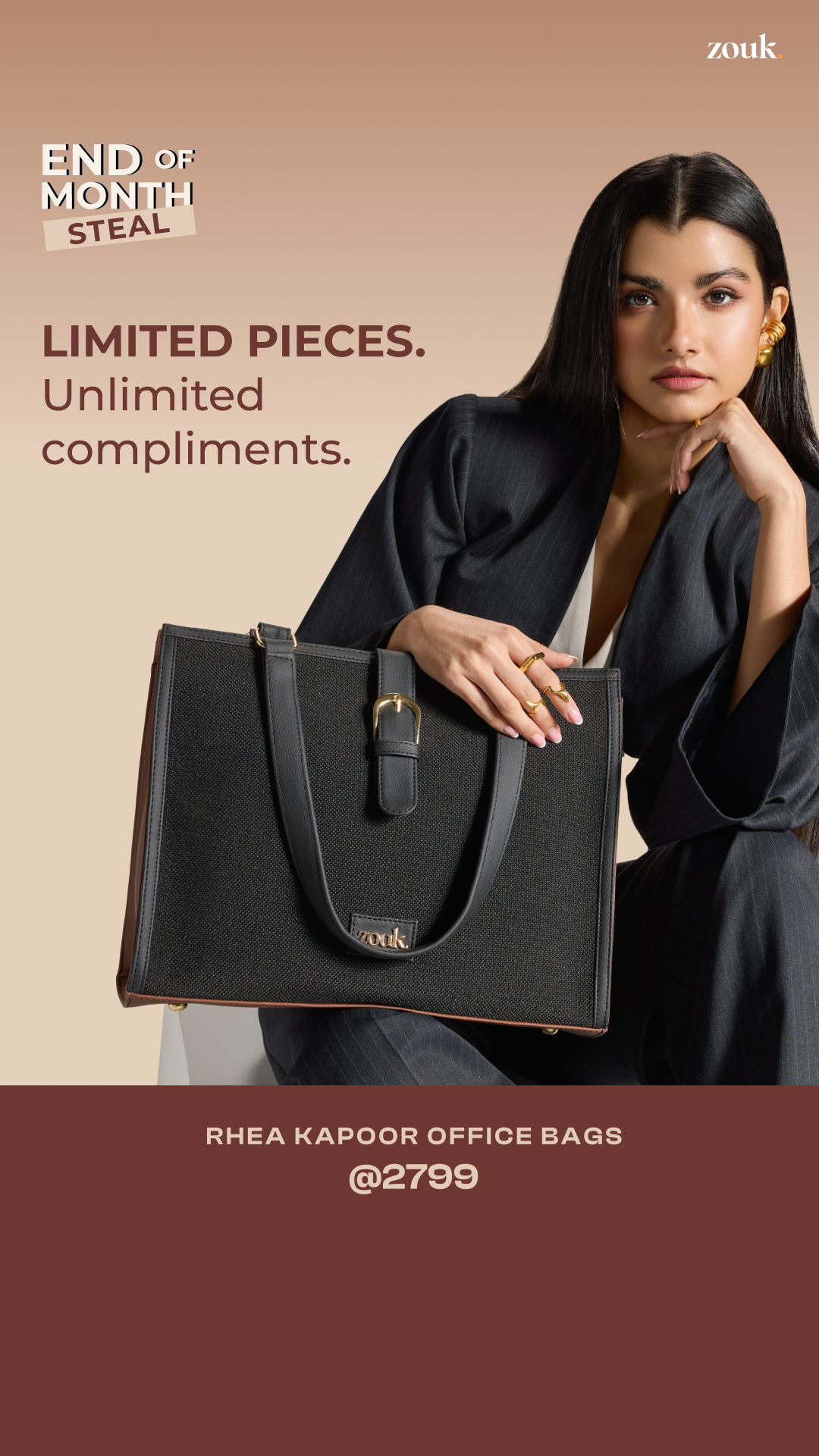 Designed for big decisions and long days. 💫
Carry your essentials in style - from desk to dinner.