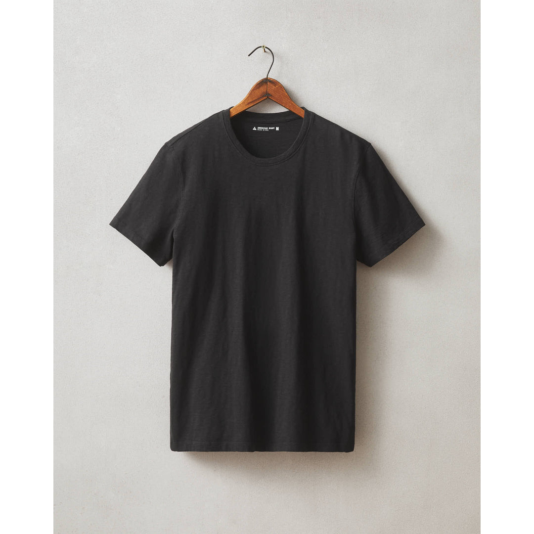Men's Premium Slub Crew Tee - Black