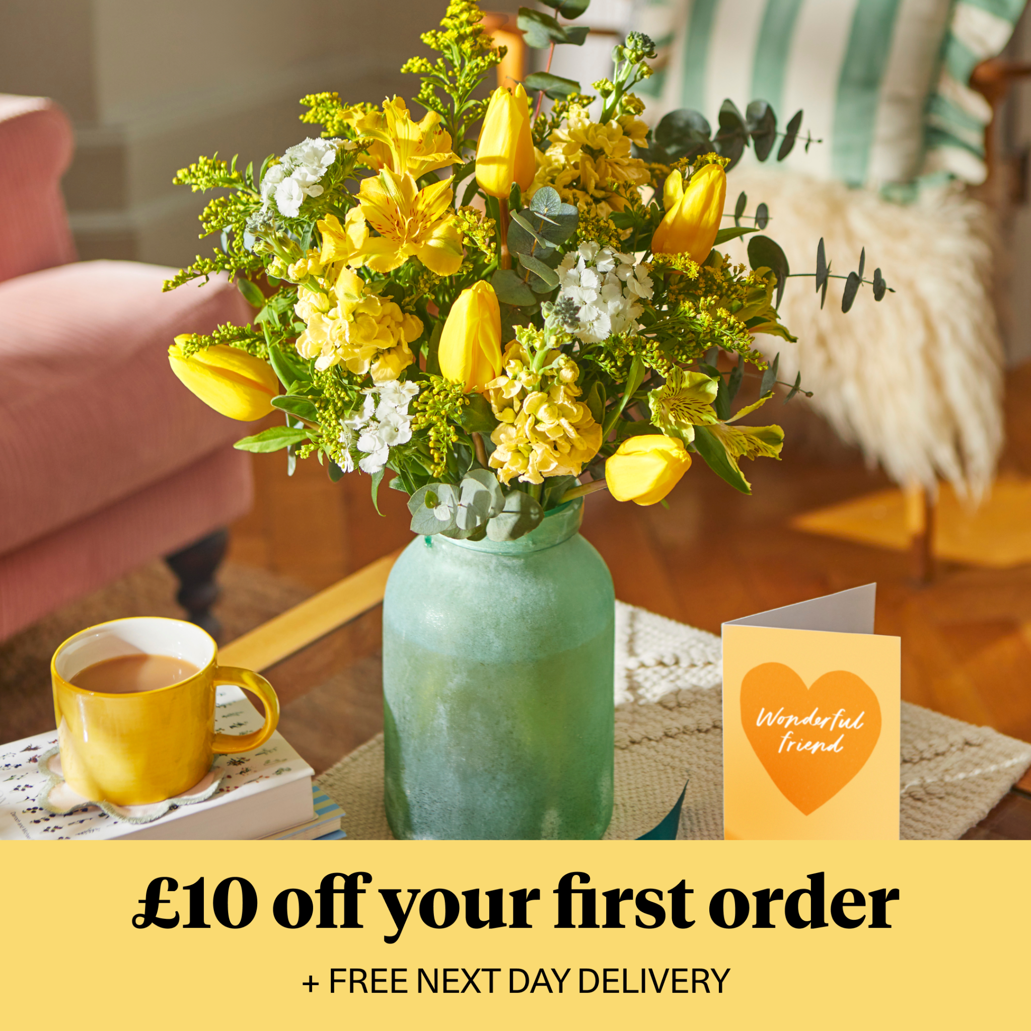 £10 off your first order