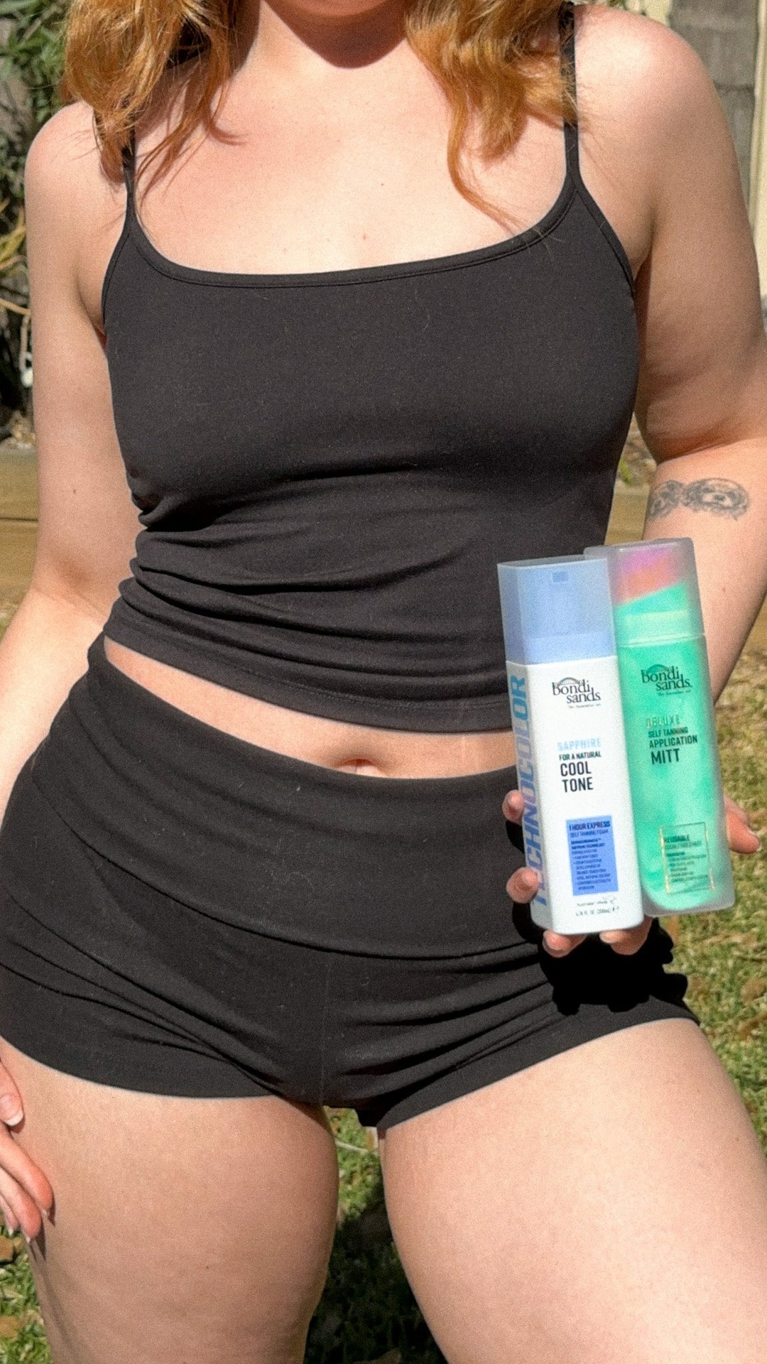 my favourite self care routine with @bondisands 

I used the Technocolor 1 Hour Express Self Tanning Foam in Sapphire (perfect for fair skin) 🩵

find your shade on the Bondi Sands website!
shop now @colessupermarkets 

#