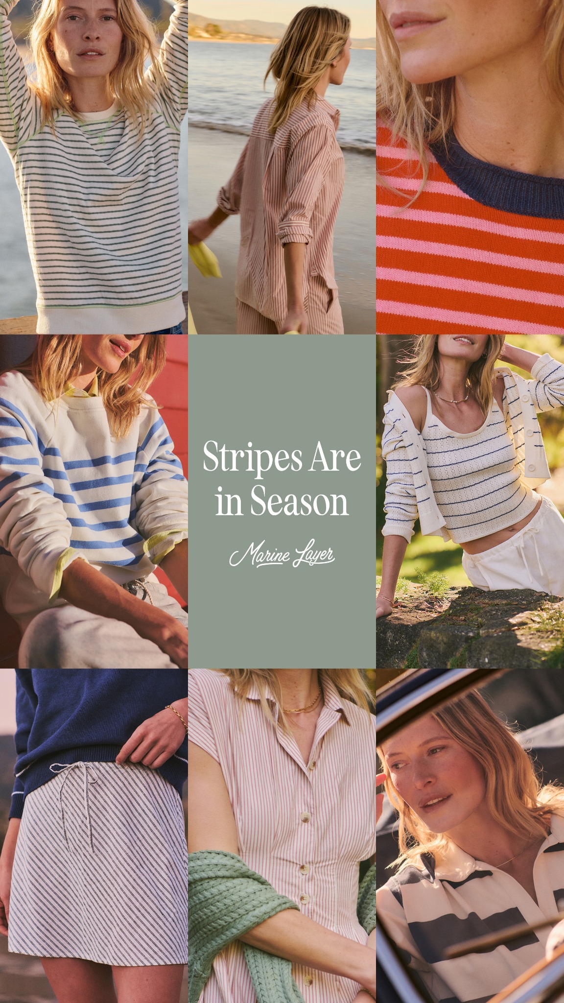 Every kind of stripe you could ever want for spring.