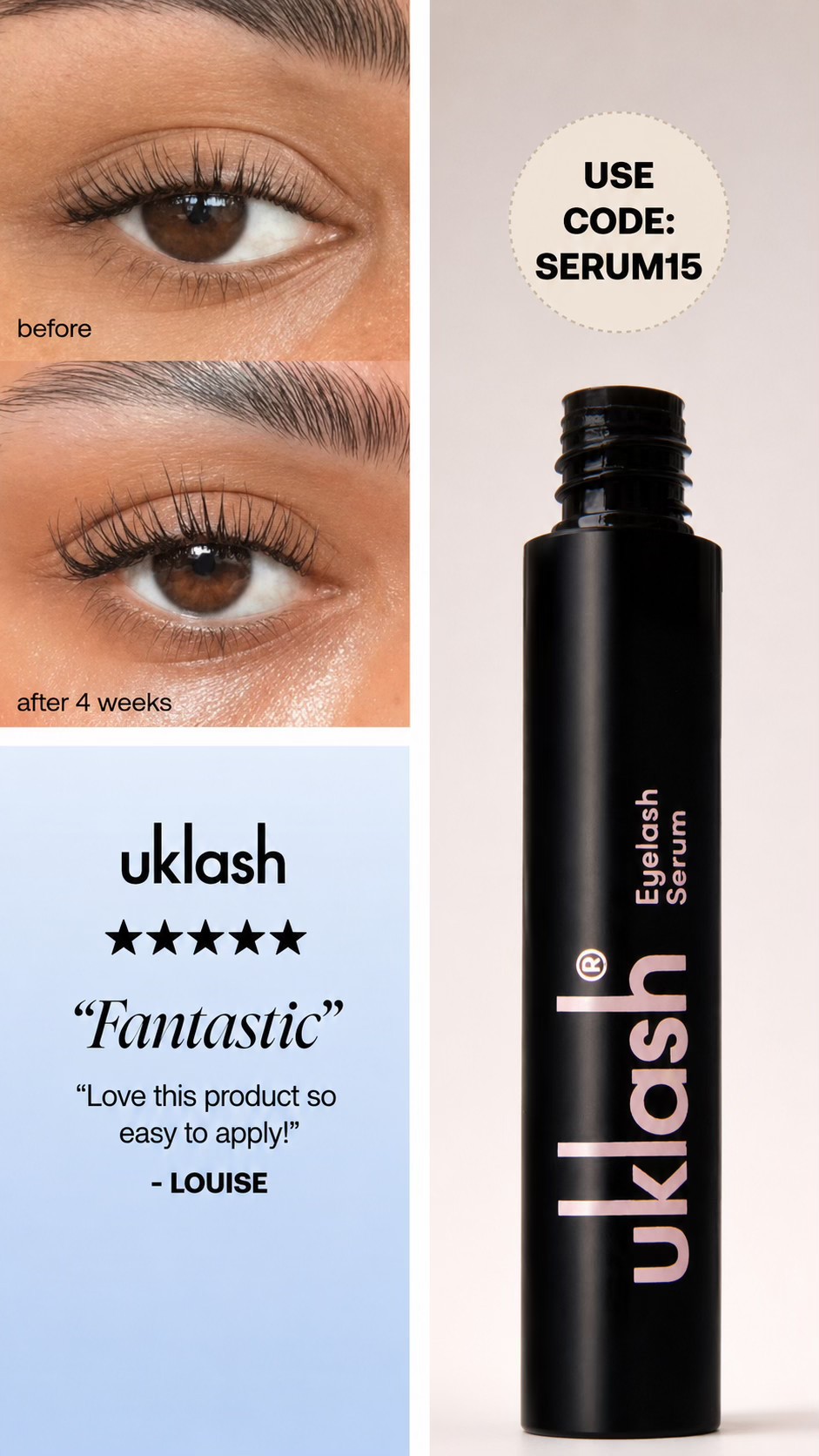 CODE: SERUM15 for 15% off your first purchase!