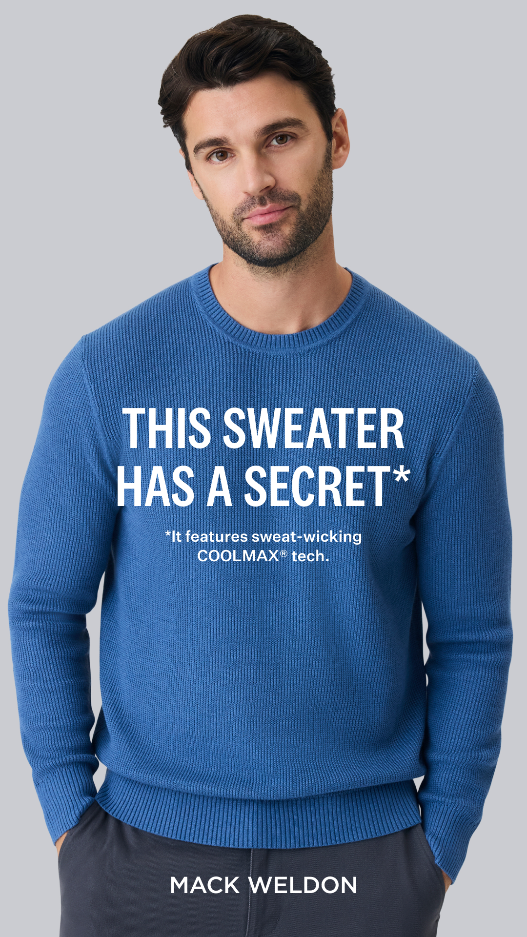 Our customers love it. Everyone else envies it. Get the ultra-soft and breathable Tech Linen Crew.