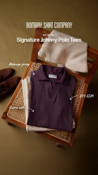Comfort meets relaxed polished with our unique Johnny Polo T-shirts. Crafted from an extra soft melange jersey fabric